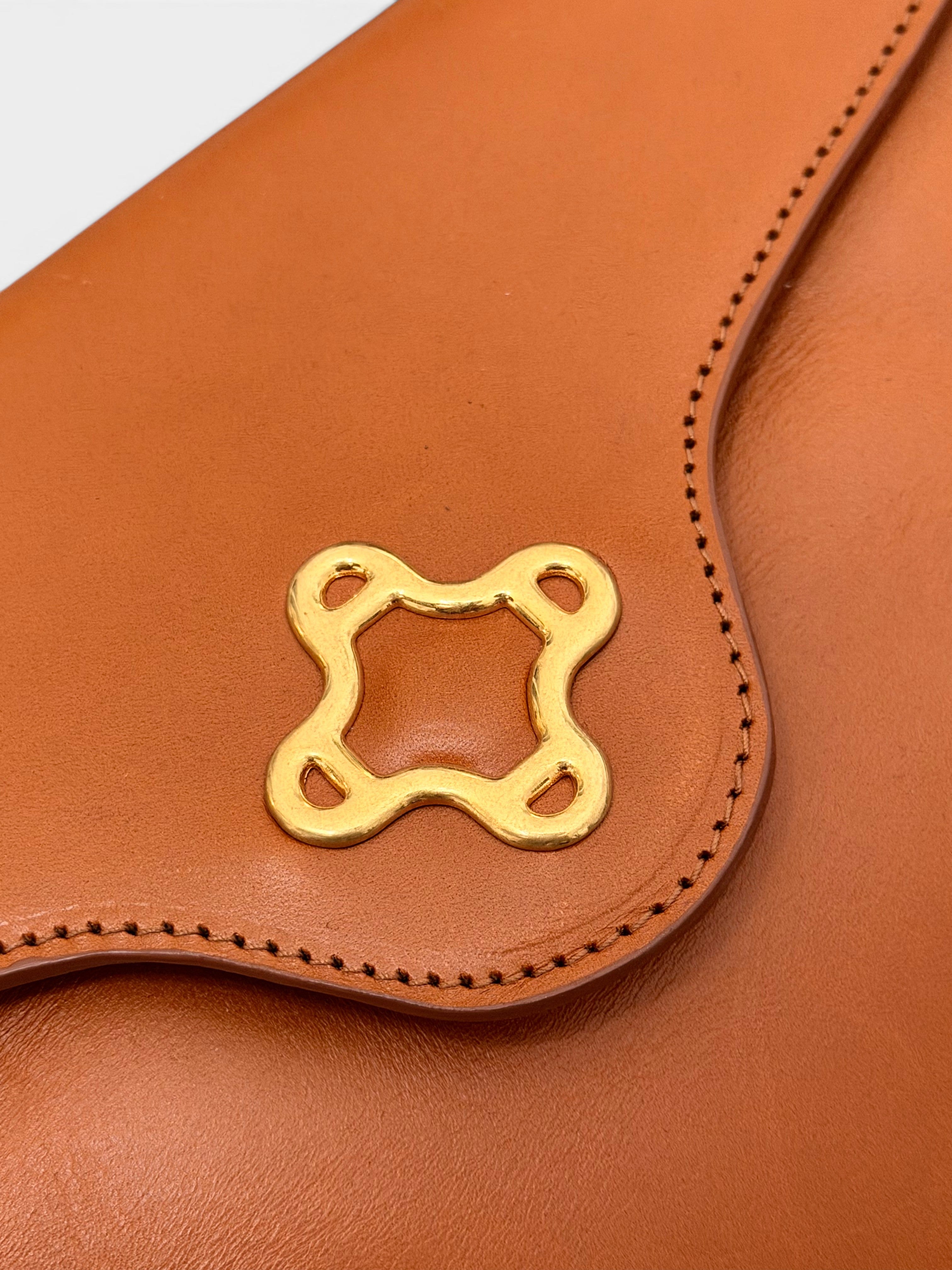 Lasso Bag in Smooth Calf Leather - Alezan Brown