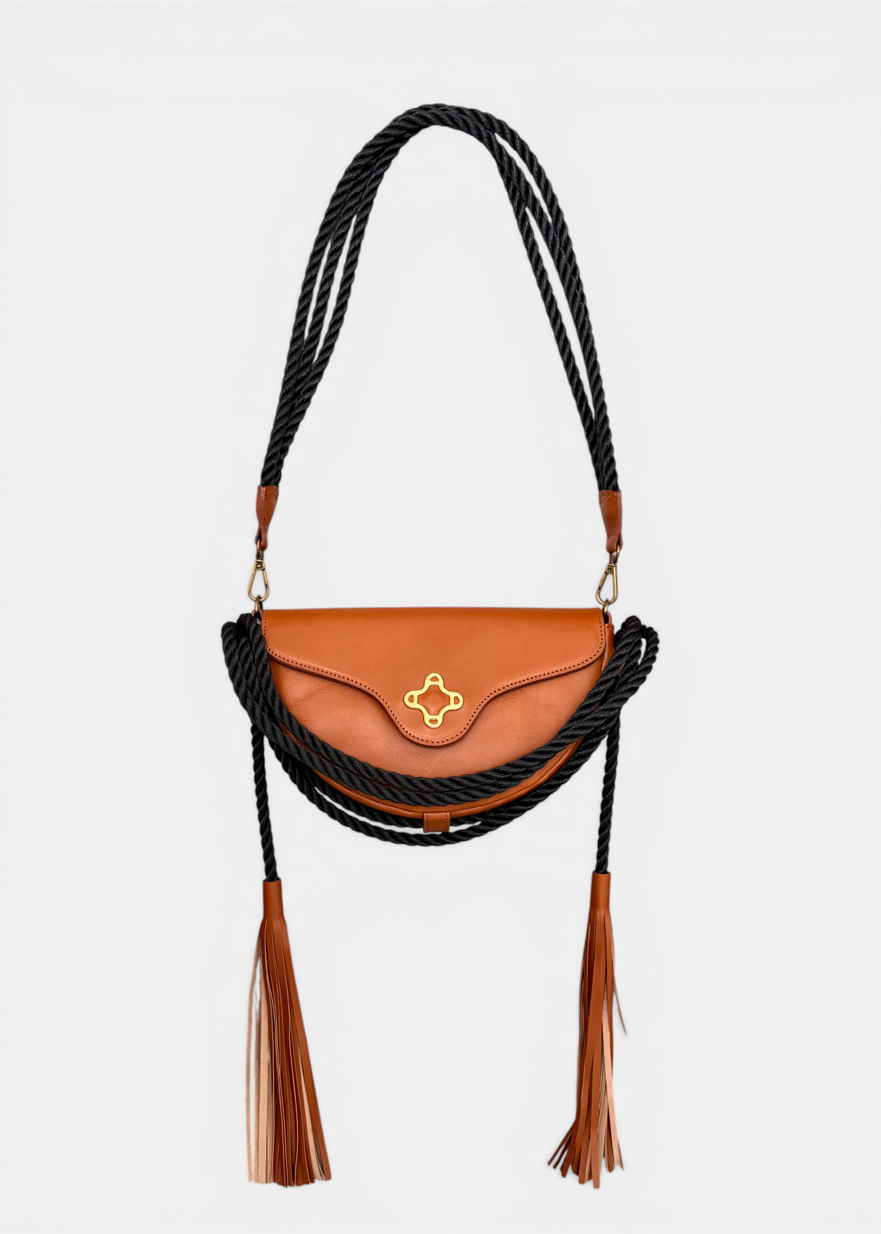 Lasso Bag in Smooth Calf Leather - Alezan Brown