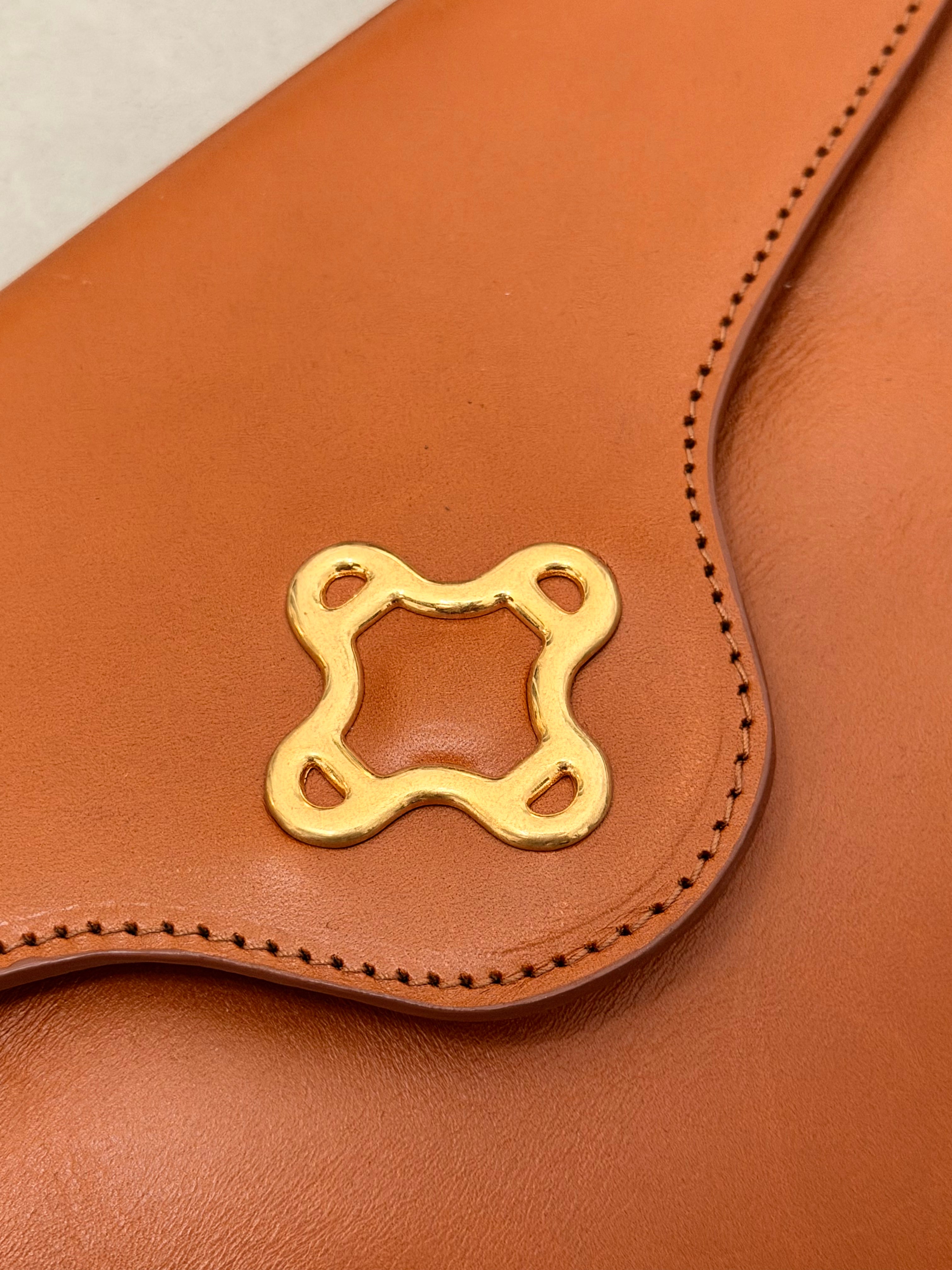 Lasso Bag in Smooth Calf Leather - Alezan Brown