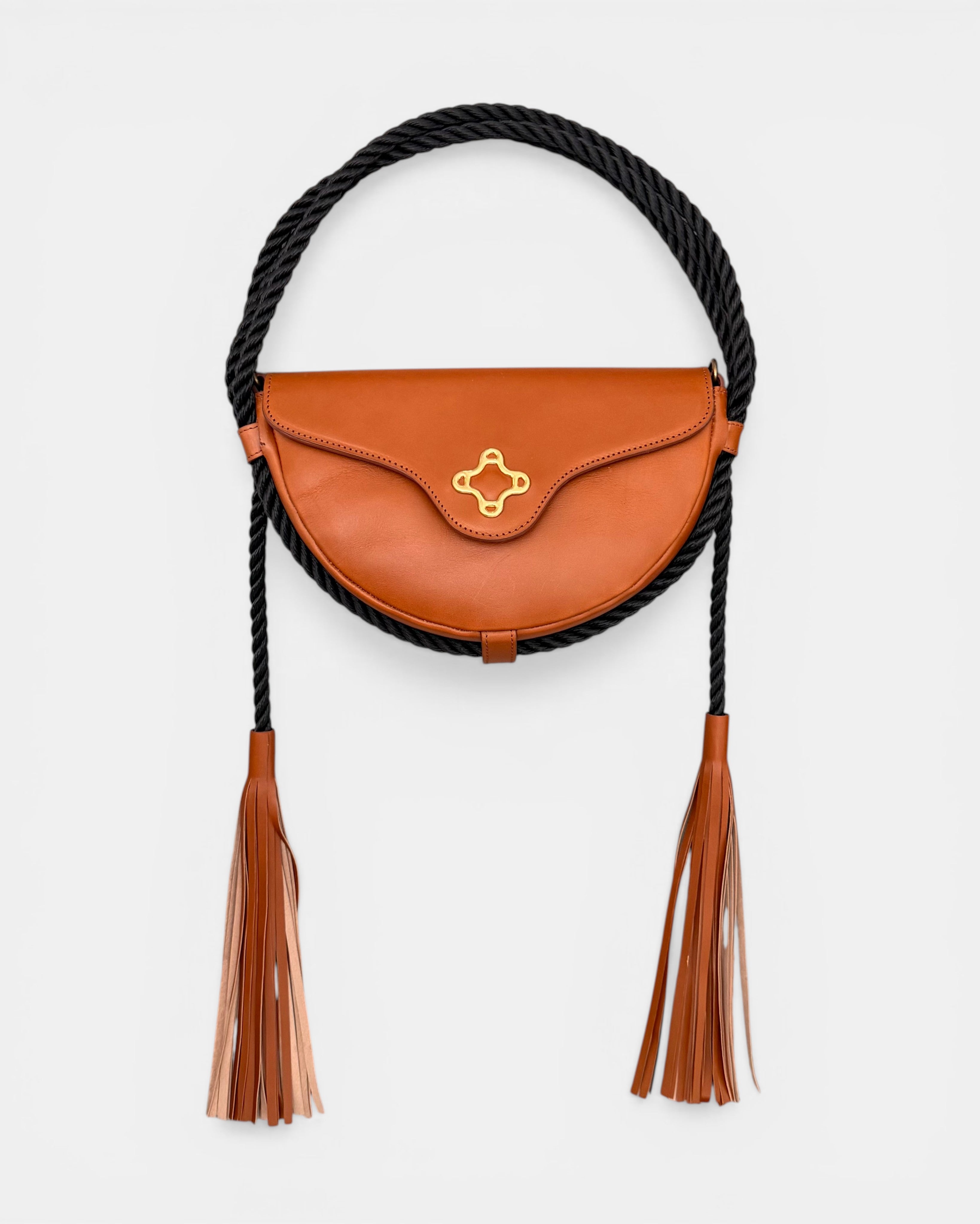 Lasso Bag in Smooth Calf Leather - Alezan Brown