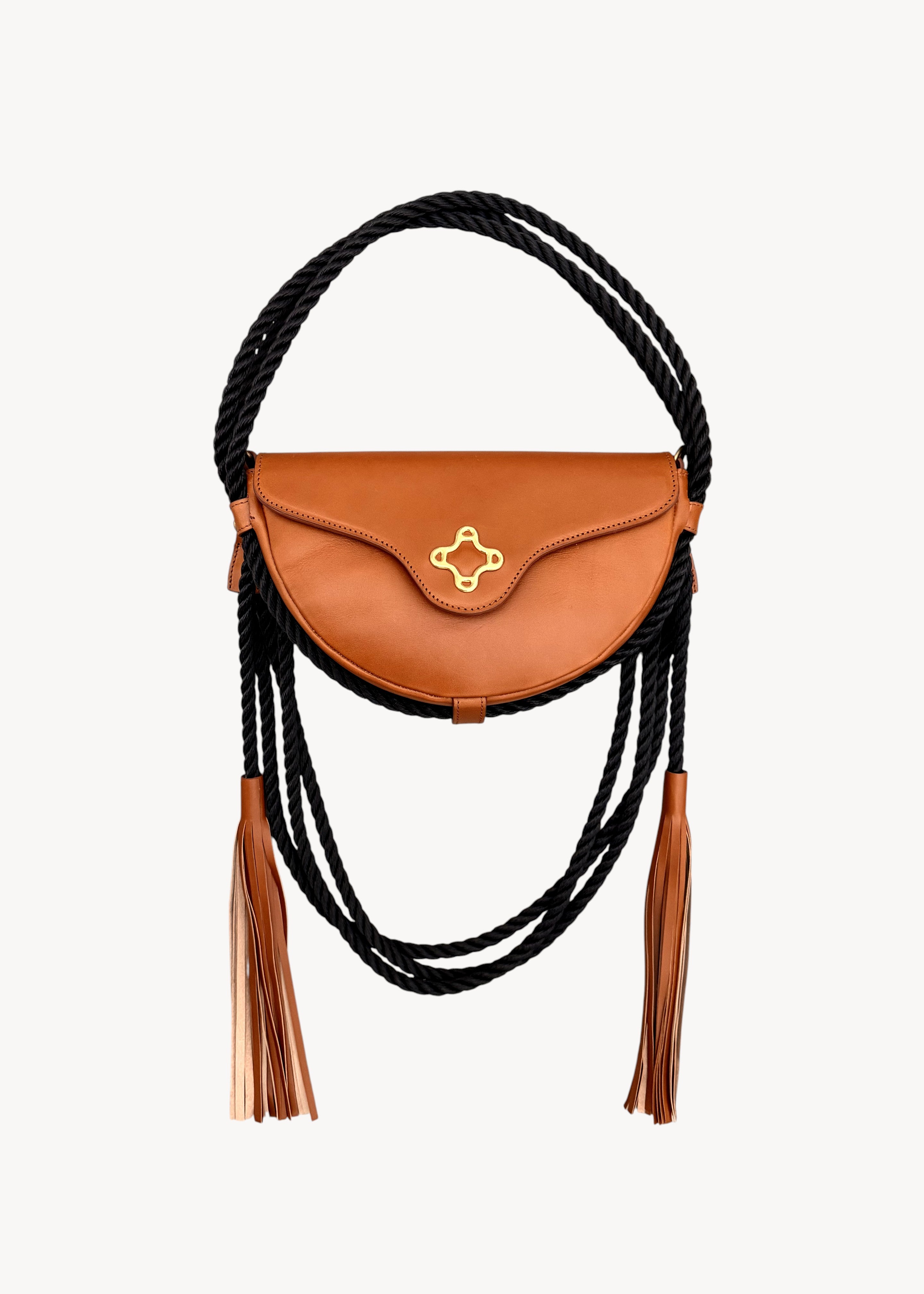 Lasso Bag in Smooth Calf Leather - Alezan Brown